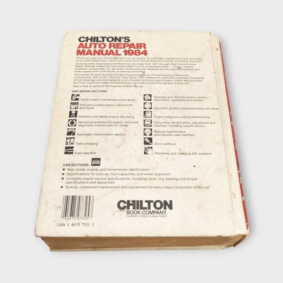 CHILTON'S 1984 Auto Repair Manual American Cars From 1977 Through 1984 - Picture 3 of 8